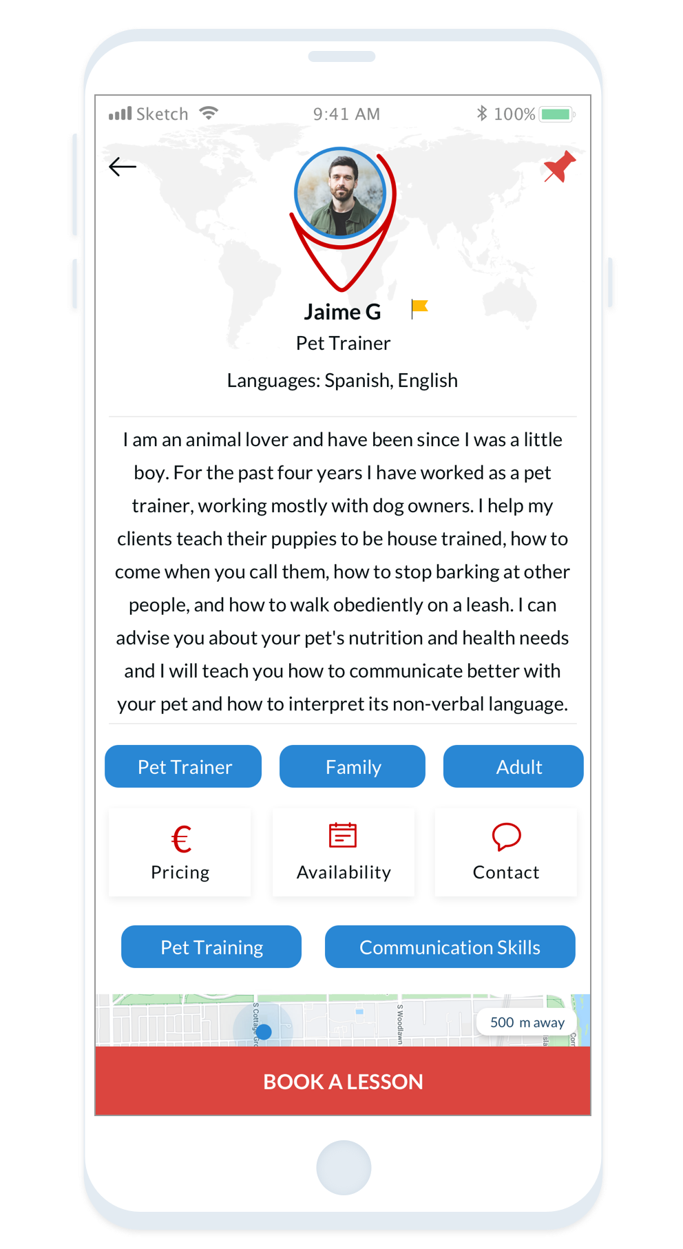 Searching for dog training jobs? Find pet owners on Tutor Around app looking for a professional to help train their dog. 