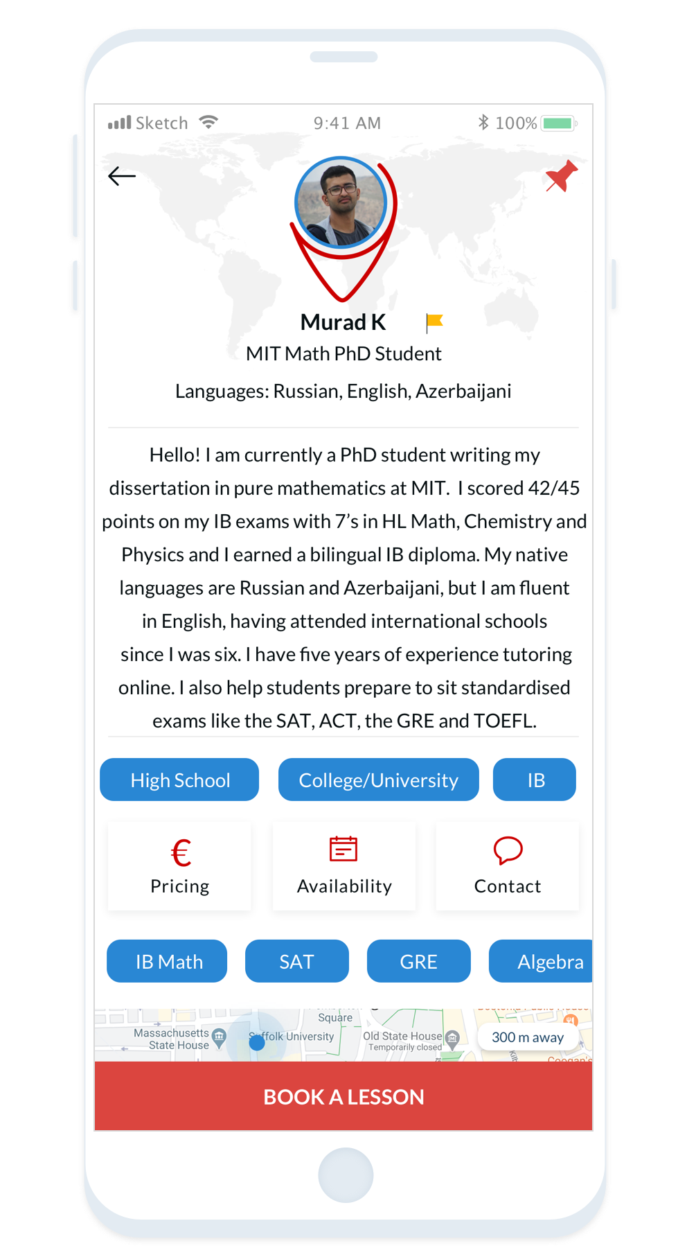 Find an academic tutor for math and science with Tutor Around App! Get the online academic support you need!